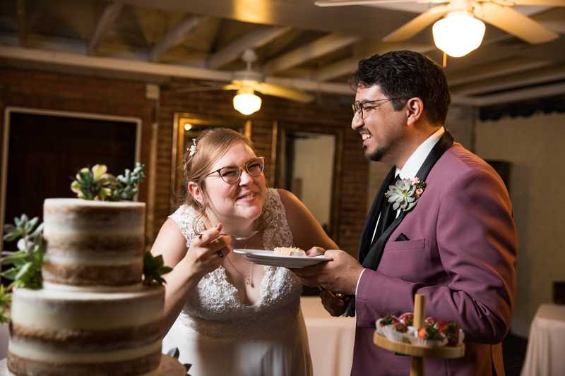 Becks being a goblin at our wedding